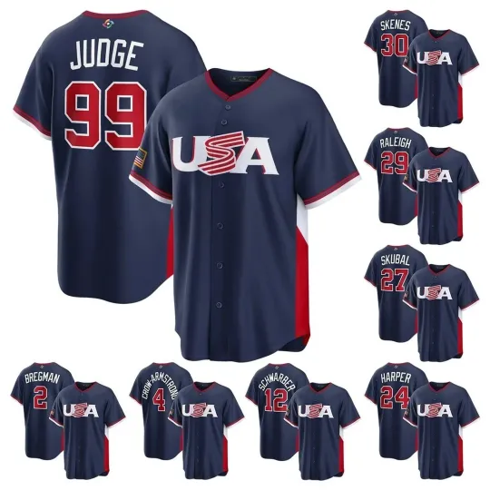 Discover Men's USA Baseball 2026 Navy World Baseball Classic Team!!!