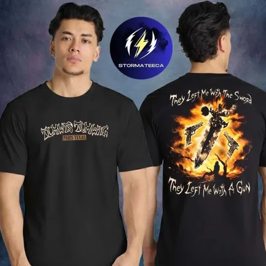 Discover Paris Texas They Left Me With Merch Two Sided Unisex T-Shirt