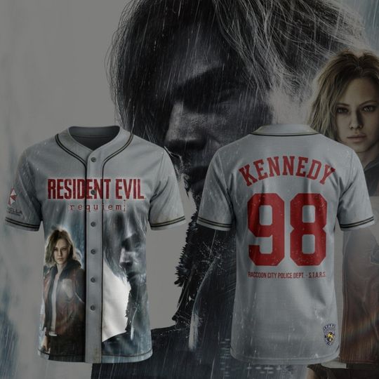 Discover Limited Comfort Colors Resident Evil Requiem Shirt, Vintage Leon Kennedy Graphic Tee, Distressed Horror Game Fan Gift