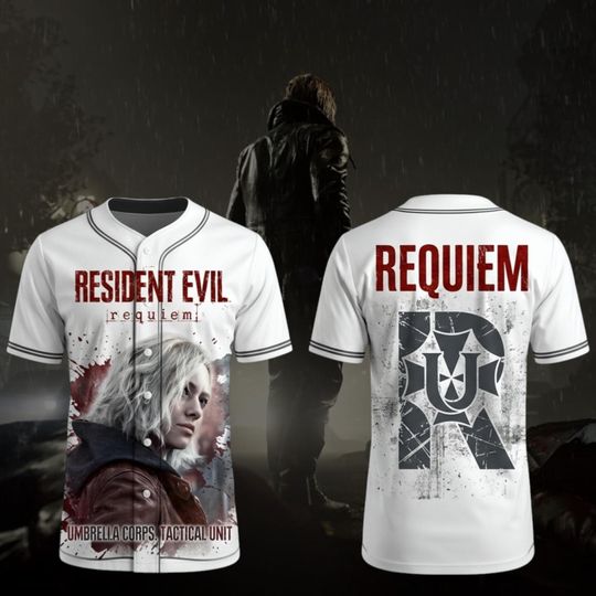 Discover Limited Comfort Colors Horror Game Requiem Shirt, Vintage Leon Inspired Graphic Tee, Distressed Survival Game Fan Gift