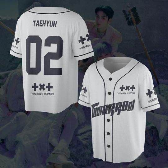 Discover TXT Baseball Jersey Kpop Merch Shirt  Concert Outfit Apparel for MOA Fans, Stylish Kpop Fan Gift, Trendy Unisex Streetwear Top