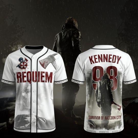 Discover Resident Evil Requiem Leon Kennedy Shirt, Vintage Distressed Graphic Tee, Comfort Colors Unisex Fan Gift