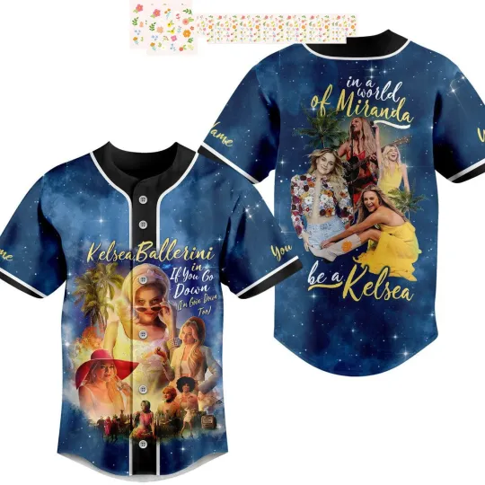Discover Kelsea Ballerini In A World Of Miranda Personalized Baseball Jersey