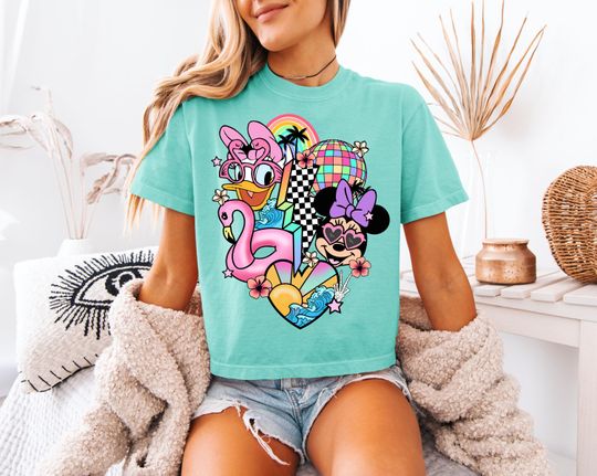 Discover Disney boxy Shirt - Hollywood studios - Epcot - vintage 80's Mickey sunglasses t-shirt - comfort colors boxy tee - Disneyland magic kingdom