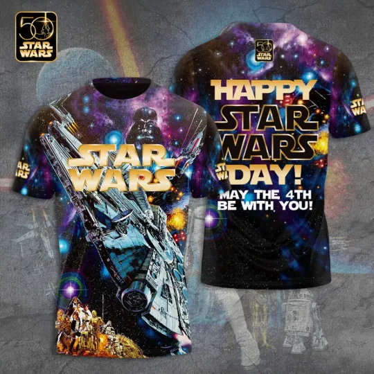 Discover Star Wars 50th Anniversary 3D Apparel