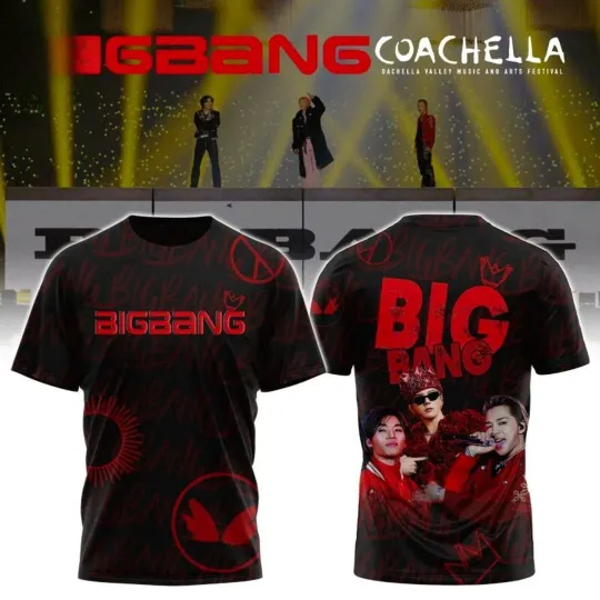 Discover BigBang – Coachellla Valley Music And Arts Festival Edition For Fan T-Shirt