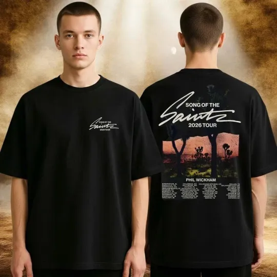 Discover Phil Wickham 2026 SOTS Desert Tour Two Sides T-Shirt