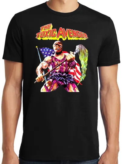 PubliciTeeZ Big & Tall The Toxic Avenger Classic Horror Movie T-Shirt