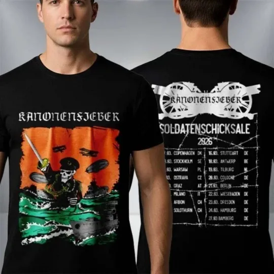 Discover Kanonenfieber Soldatenschicksale 2026 Tour Unisex T-Shirt