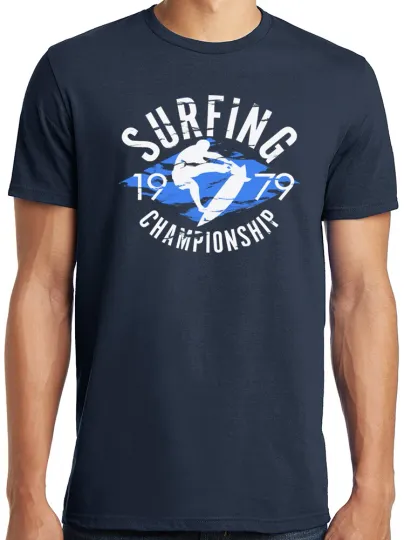 PubliciTeeZ Big and Tall Cali 1979 Surfing Championship T-Shirt