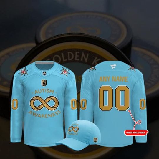 Discover (No cap) Vegas Golden Knights Autism Awareness Hockey Jersey  NHL Ice Hockey Fan Apparel, Sports Shirt, Gift for Knights Fans