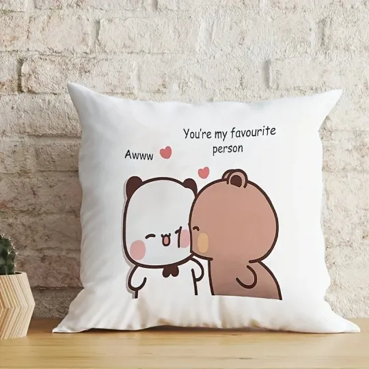 Discover Bubu Dudu Pillow Panda Bear Love Kawaii Plush Birthday Gift Christmas Decoration