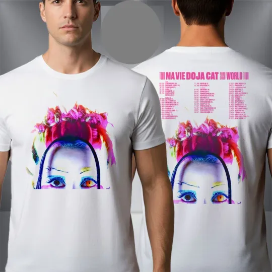 Discover DOJA CAT Ma Vie World Tour 2026 Concert T-Shirt