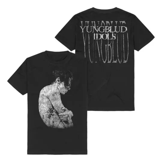 Discover Yung.Blud Idol Tour Tee Yung.Blud Tour Yung.Blud Shirt 2026 New Album Shirt
