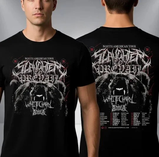 Discover Slaughter To Prevail North America 2026 Tour Shirt