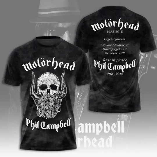 Discover Motörhead x Phil Campbell 3D Apparel