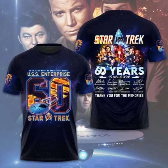 Discover Star Tre k 60th Anniversary 2026 T-Shirt