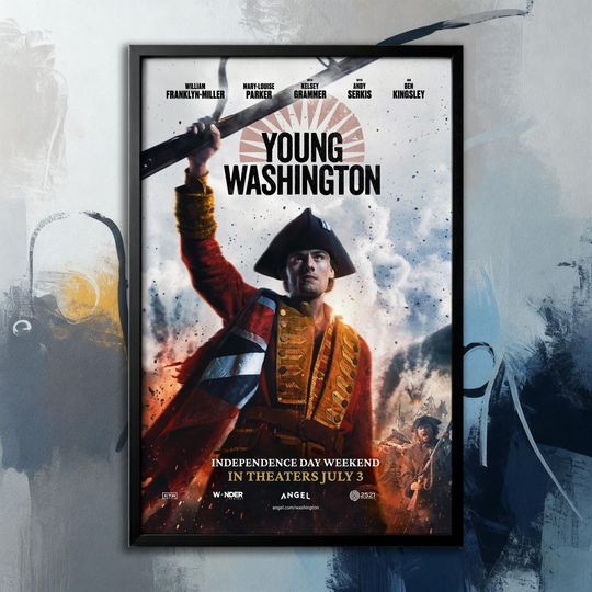 Discover Movie Poster- Young Washington (2026)| Movie Canvas| Wall Art Collection| Poster Unframed| Movie Art| Cover Poster