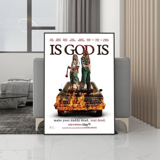 Discover Is God Is (2026) Movie Poster Canvas Wall Art - Unframed Print - Movie Fans Collection - Room Decor - Birthday Gift