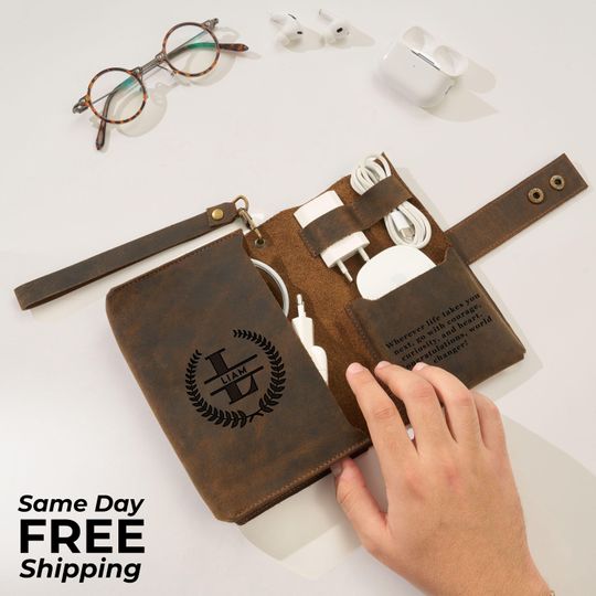 Discover Personalized Organizer Bag with Strap: Travel Accessories Gift