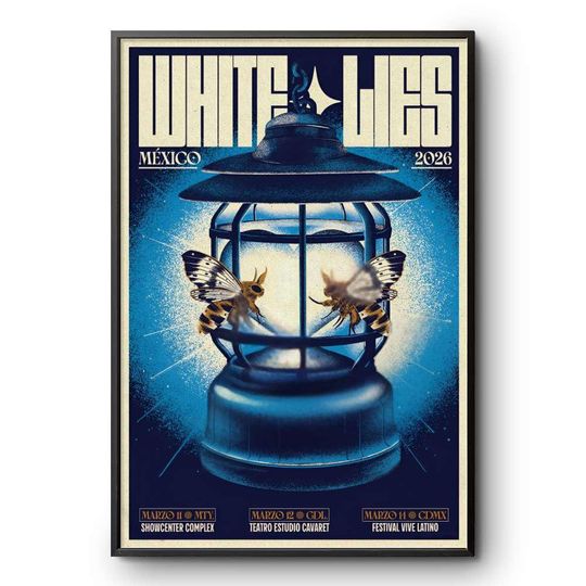 Discover White Lies Festival Vive Latino Mexico Mar 14 2026 Poster