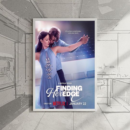 Discover Movie Poster- Finding Her Edge (2026)| Poster| Wall Art| Collage Art| Poster Unframed| Vintage Poster| Printing| Poster Gift
