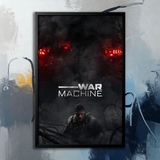 Discover Movie Poster- War Machine 2026| Movie | Wall Art Collection| Poster Unframed| Movie Art| Cover Poster
