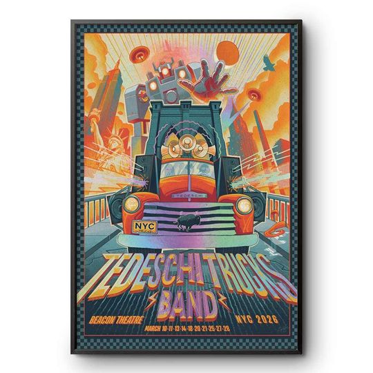Discover Tedeschi Trucks Band Mar 10-14 2026 New York NY Poster