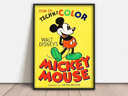 Discover Mickey Mouse Gicle Art Poster
