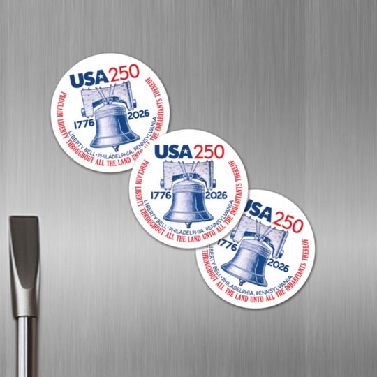 Discover Liberty Bell Magnets - USA 250 1776-2026 - Refrigerator Fridge