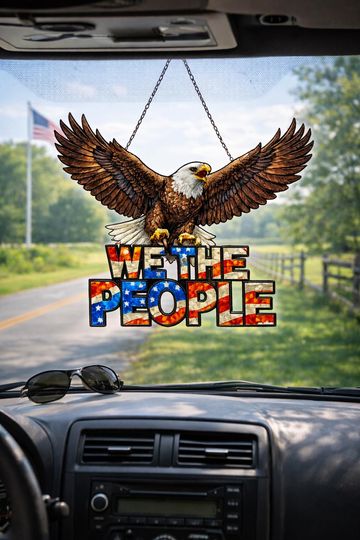 Discover America 250th Anniversary Suncatcher, 250 Years of America Gifts, Patriotic American Gifts, 4th of July Patriotic Gift, We The People Gifts