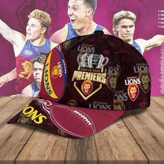 Discover Brisbane Lions Back To Back Premiers Classic Cap
