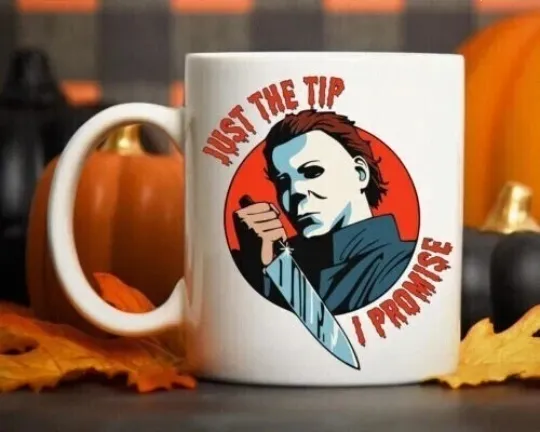 Discover Horror Movie Coffee Mug, Funny Retro Michael Myers Mug