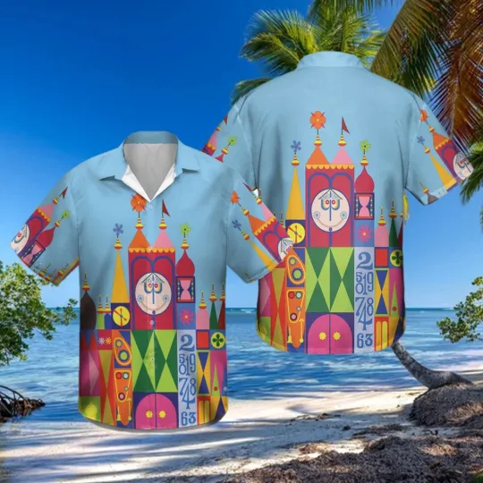 Discover Disney Parks Inspired Hawaiian Shirt It’s A Small World