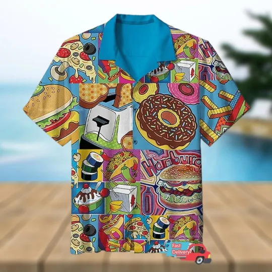 Discover I Don't Like Food I Love It Hawaiian Shirt