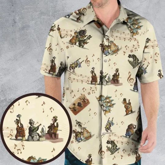 Discover Country Bear Jamboree Hawaiian Shirt, Size S-5XL