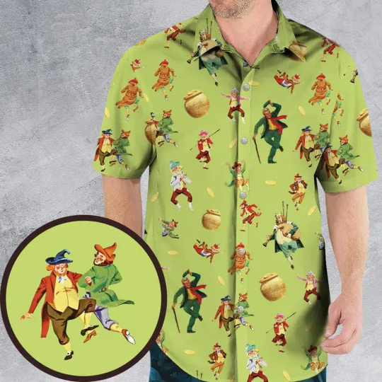 Discover Irish Movie Darby O'Gill Characters Hawaiian Shirt