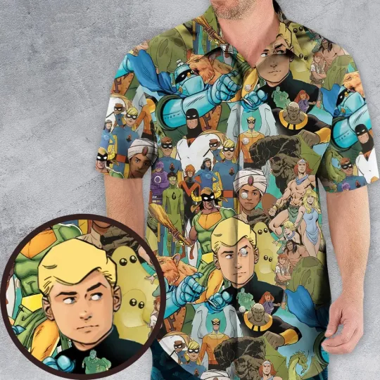 Discover Futures Quest Heroes Hawaiian Shirt
