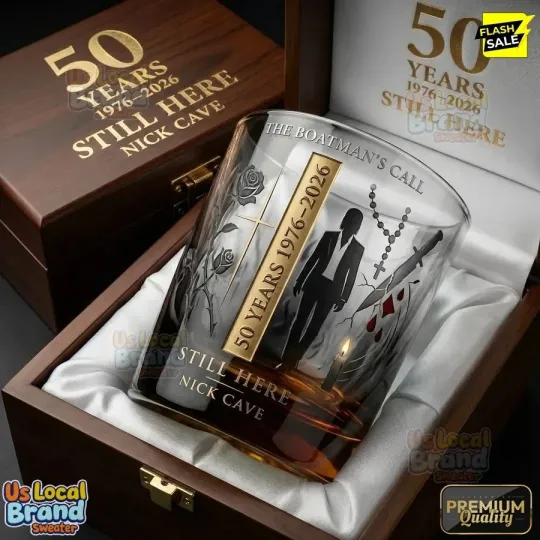 Discover Nick Cave 50th Anniversary Whiskey Glass