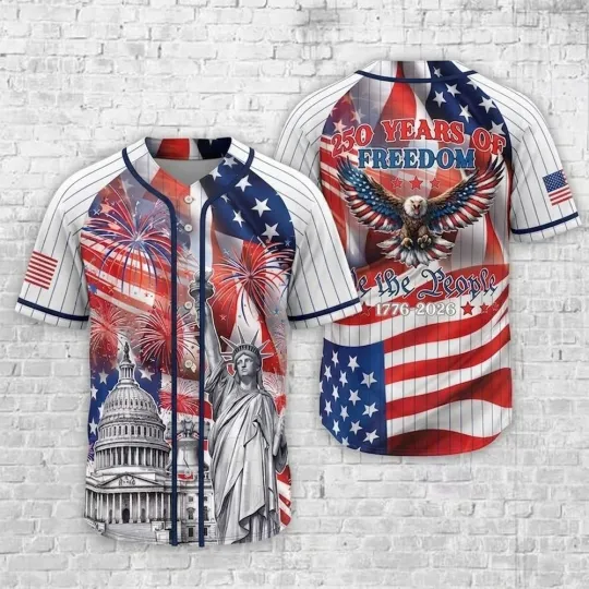 Discover America 250th Anniversary Hawaiian Baseball Classic - All Over Print Shirt
