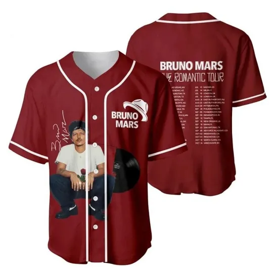 Discover Bruno Mars The Romantic Tour 2026 Baseball Classic