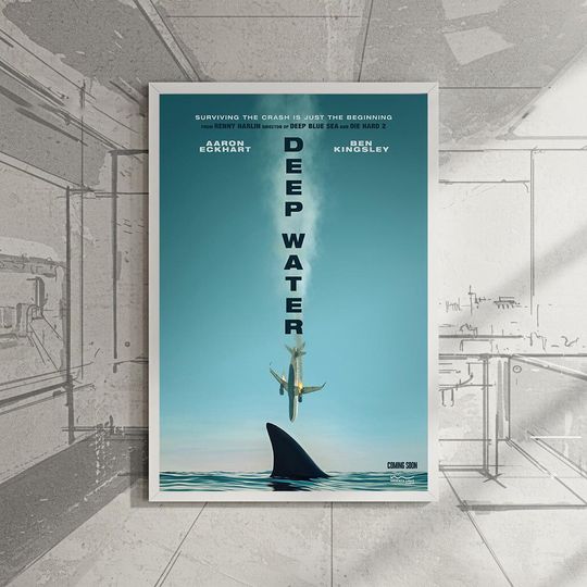 Discover Movie Poster- Deep Water (2026)| Poster| Wall Art| Collage Art| Poster Unframed| Vintage Poster| Printing| Poster Gift