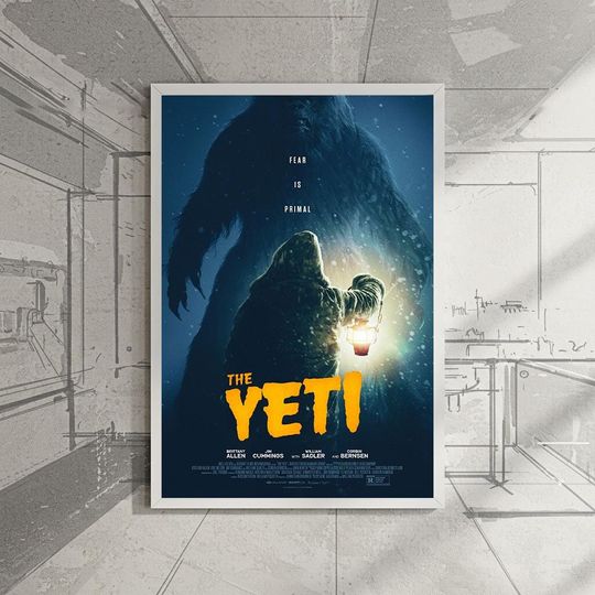 Discover Movie Poster- The Yeti (2026)| Wall Art| Collage Art| Poster Unframed| Vintage Poster| Printing| Poster Gift