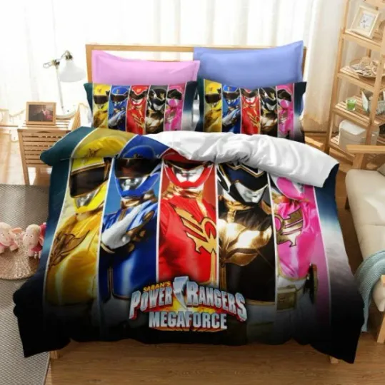 Discover Power Rangers Bedding Set