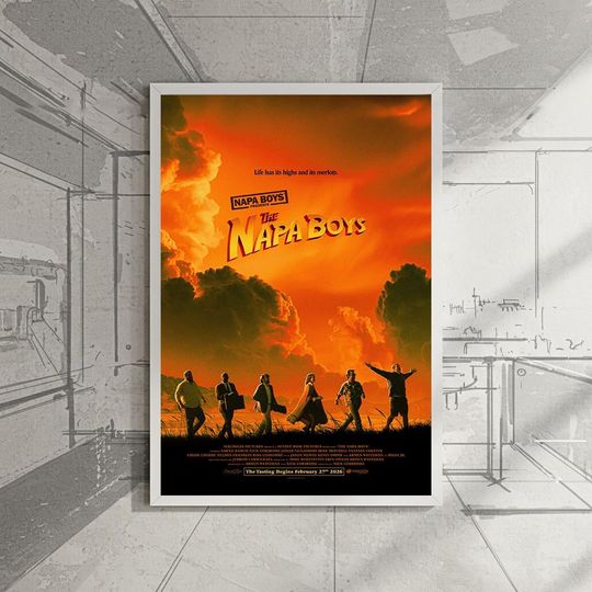 Discover Movie Poster- The Napa Boys (2026)| Wall Art| Collage Art| Poster Unframed| Vintage Poster| Printing| Poster Gift
