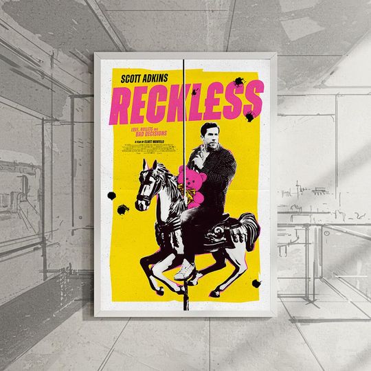 Discover Movie Poster- Reckless (2026)| Wall Art| Collage Art| Poster Unframed| Vintage Poster| Printing|Poster Gift