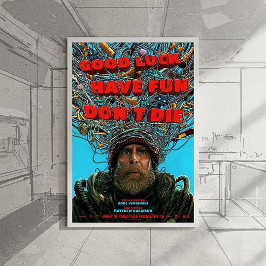 Discover Movie Poster- Good Luck,Have Fun,Don't Die 2026| Wall Art| Collage Art| Poster Unframed| Vintage Poster| Printing|Poster Gift
