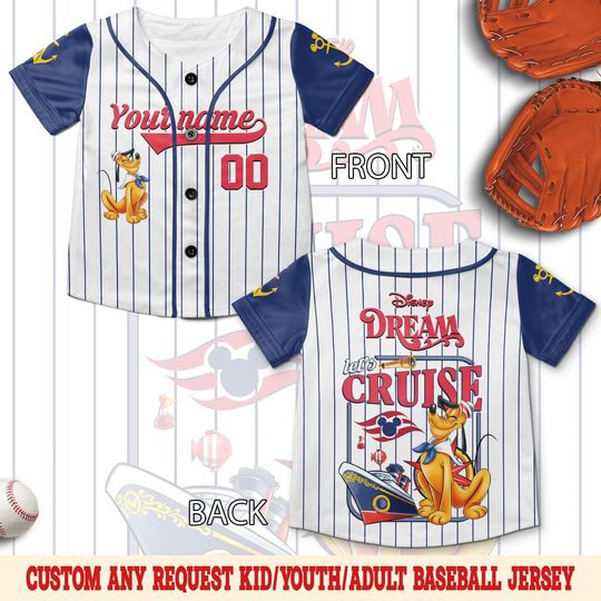 Discover Disney Cruise Mickey And Friends Baseball Jersey, Mickey And Friends Cruise Line Shirt, Disney Wish Fantasy Magic Wonder 2026 Jersey