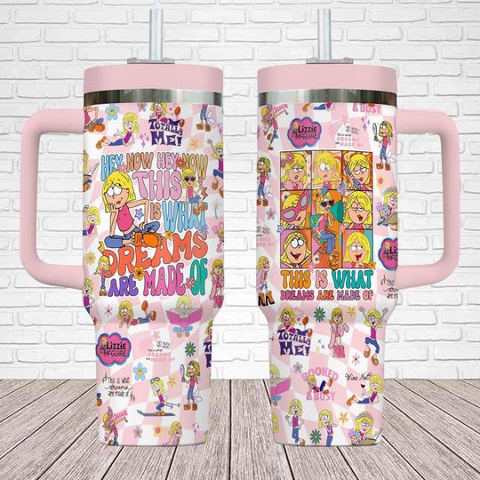 Discover Lizzie McGuire Disney Tumbler 40 oz, This Is What Dreams Are Made Of Coffee Tumbler, 2000s Disney Nostalgia Cup, Disney Vacation Trip Gifts