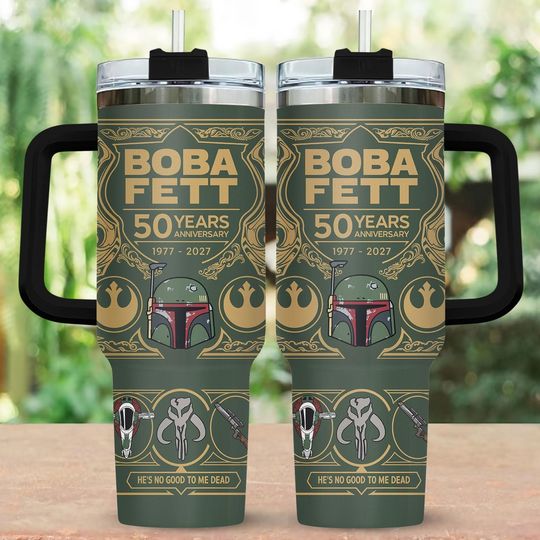 Discover Star Wars Boba Fett 40oz Tumbler, Disney Movie Tumbler Cup,  Star Wars Fan Gift, Gift For Fans